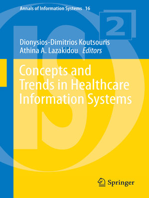 cover image of Concepts and Trends in Healthcare Information Systems
